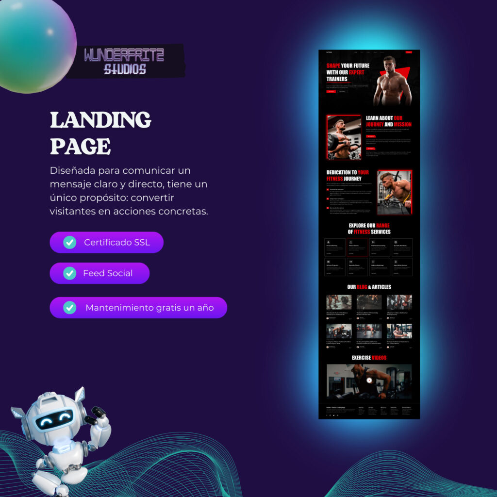 Website Landing Page